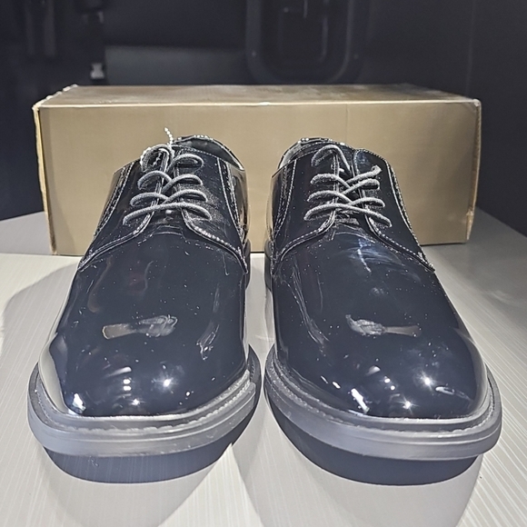 Mofri Siebenny 22KB25-3 Men\'s Black Shiney Tuxedo‎ Dress Shoes Size 15 NEW main image 7